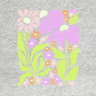 Retro Matisse Inspired Flowers T-Shirt